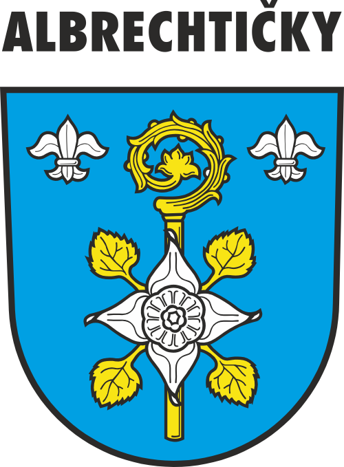 Znak obce Albrechtičky